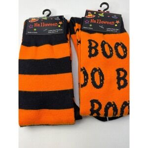 Halloween Ladies Knee‎ High Socks Shoe Size 4-10